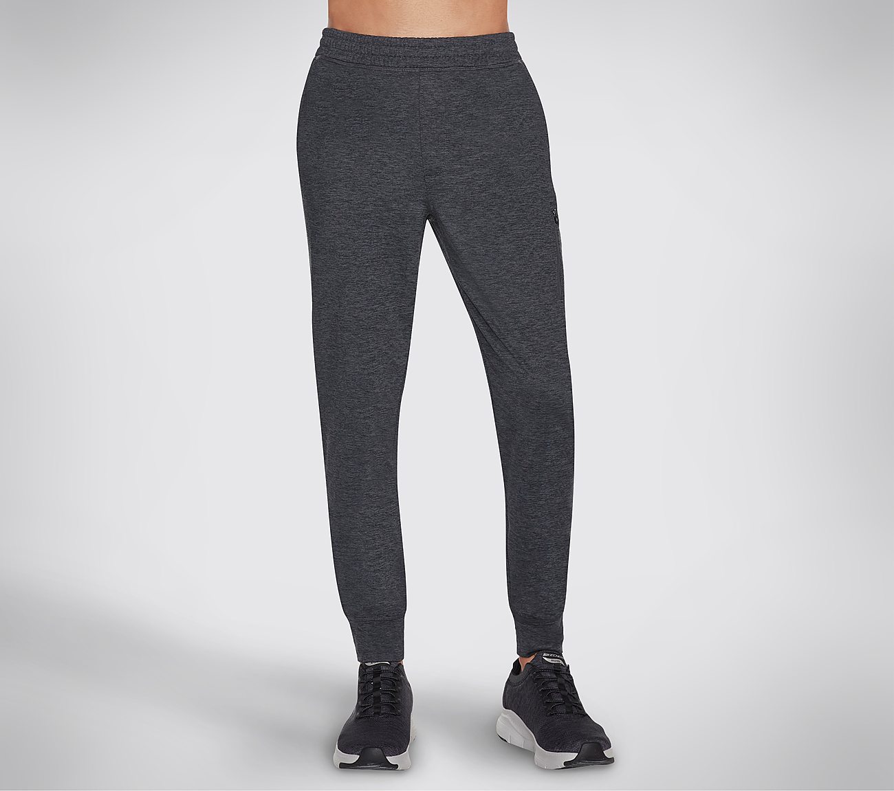 SKECH-KNITS ULTRA GO JOGGER, CCHARCOAL Apparel Lateral View
