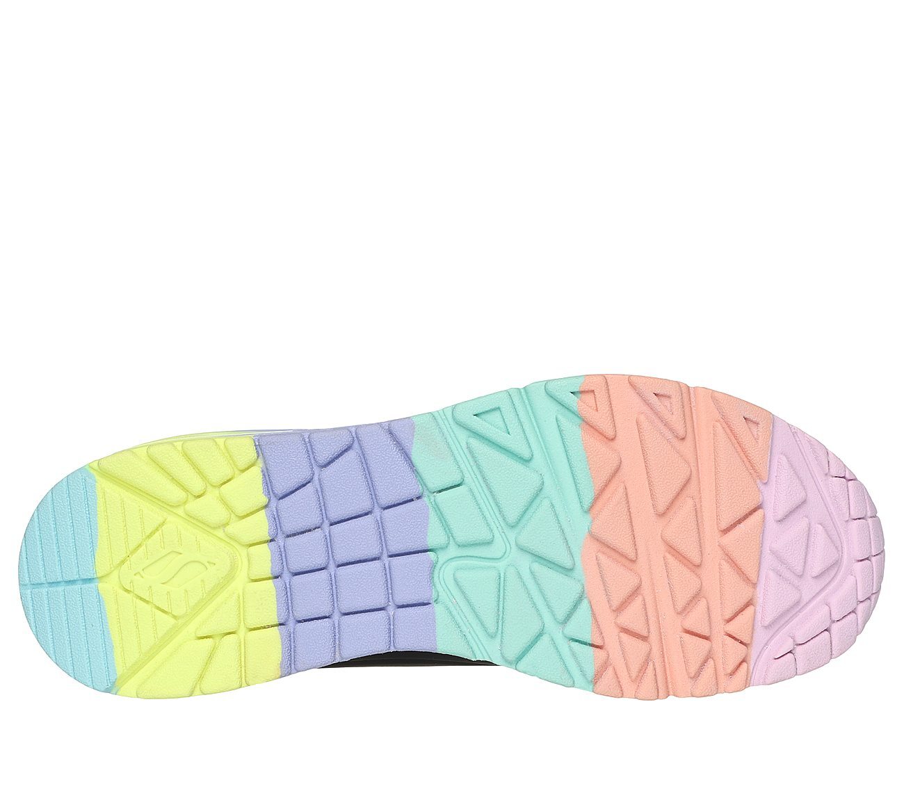 UNO - RAINBOW SOULS, BLACK/MINT Footwear Bottom View