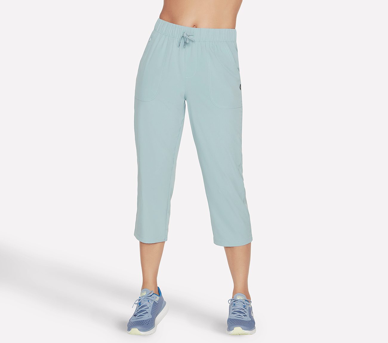 INCLINE MIDCALF PANT, LIGHT GREY/BLUE Apparels Lateral View