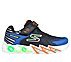 FLEX-GLOW BOLT, BLACK/BLUE Footwear Right View