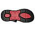 GO WALK ARCH FIT SANDAL-MISSI, BLACK/RED Footwear Bottom View