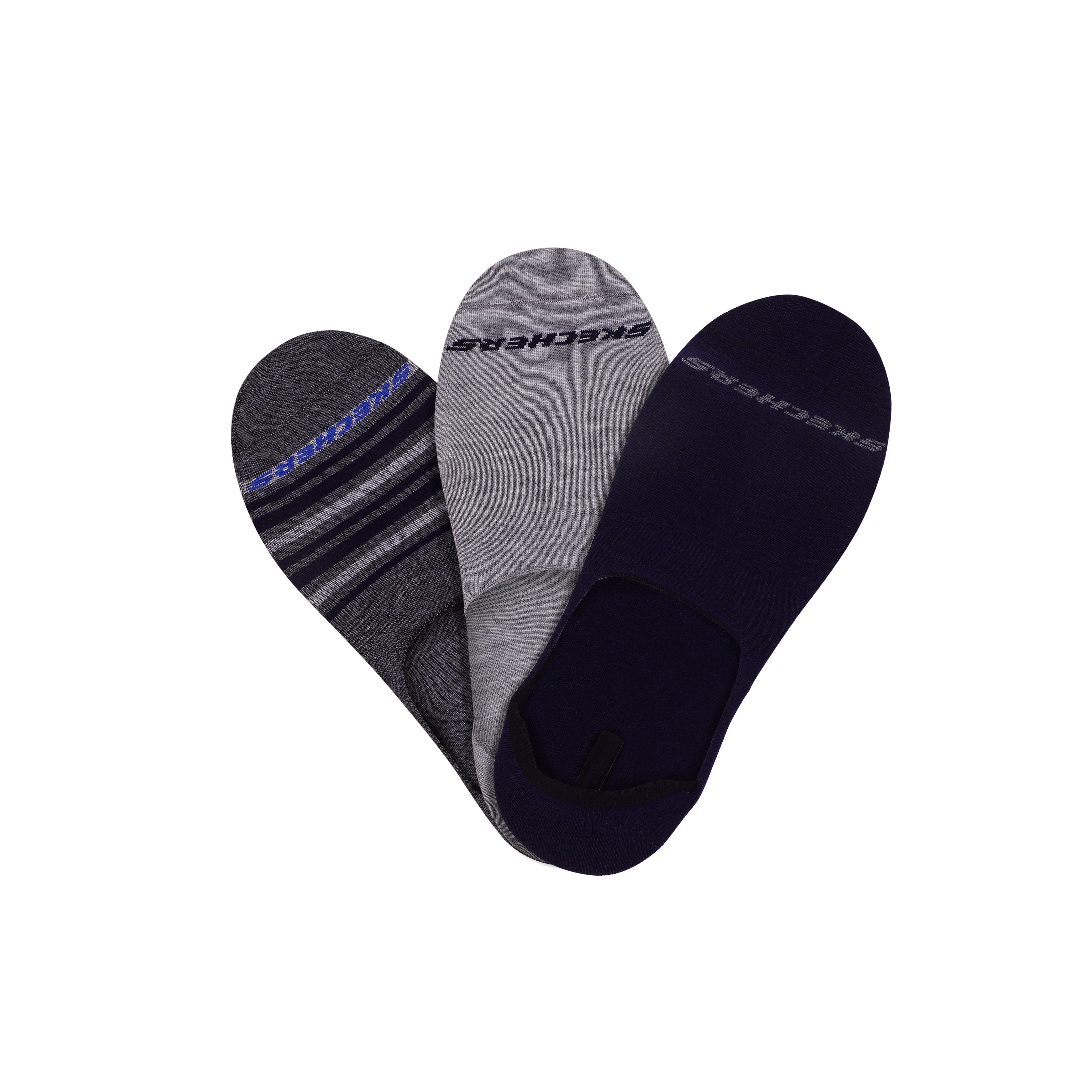 3PK N.TRY N.SHOW MENS, GREY/BLUE Accessories Lateral View