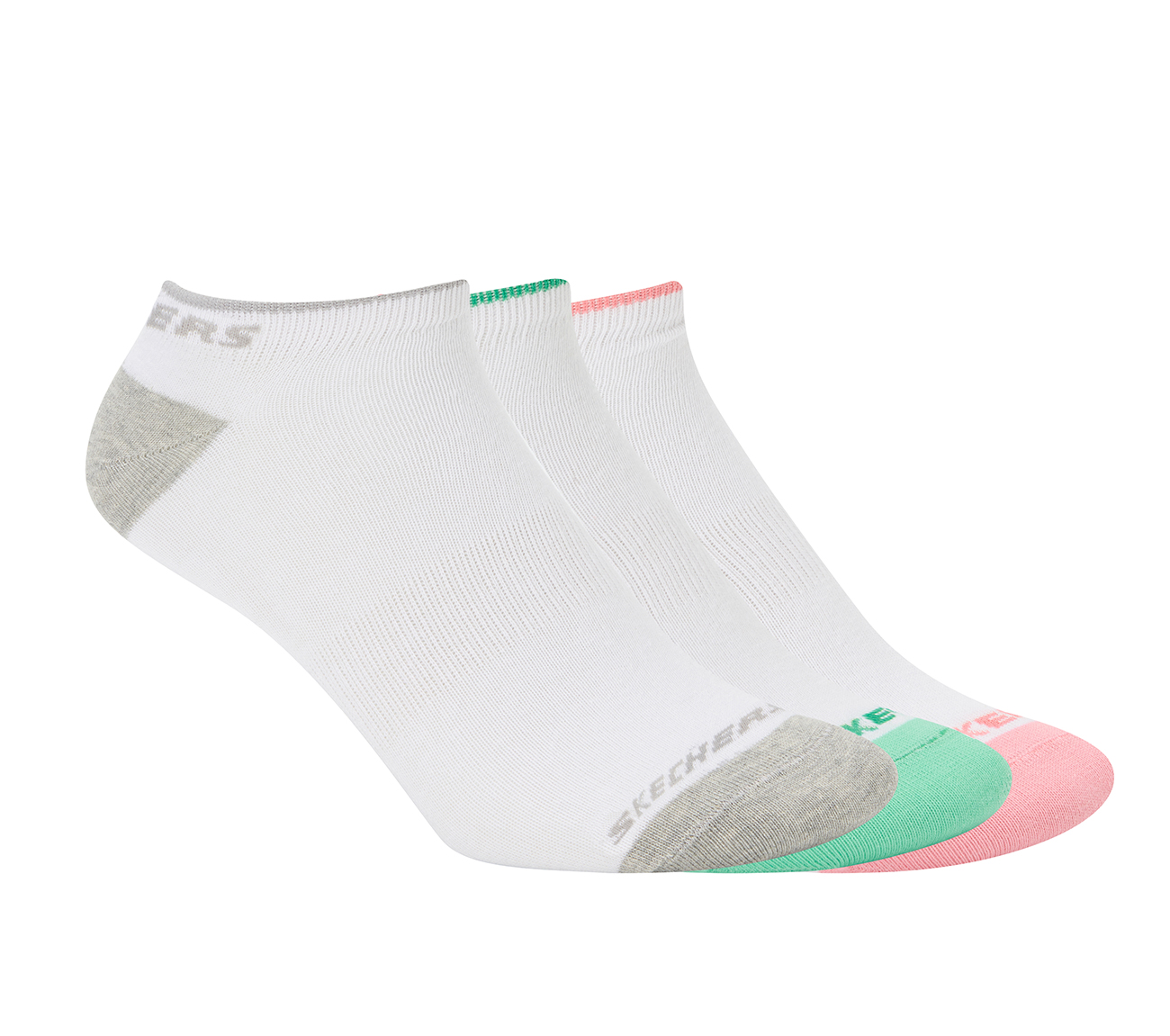 3PK WOMENS NON TERRY LOW CUT, WHITE