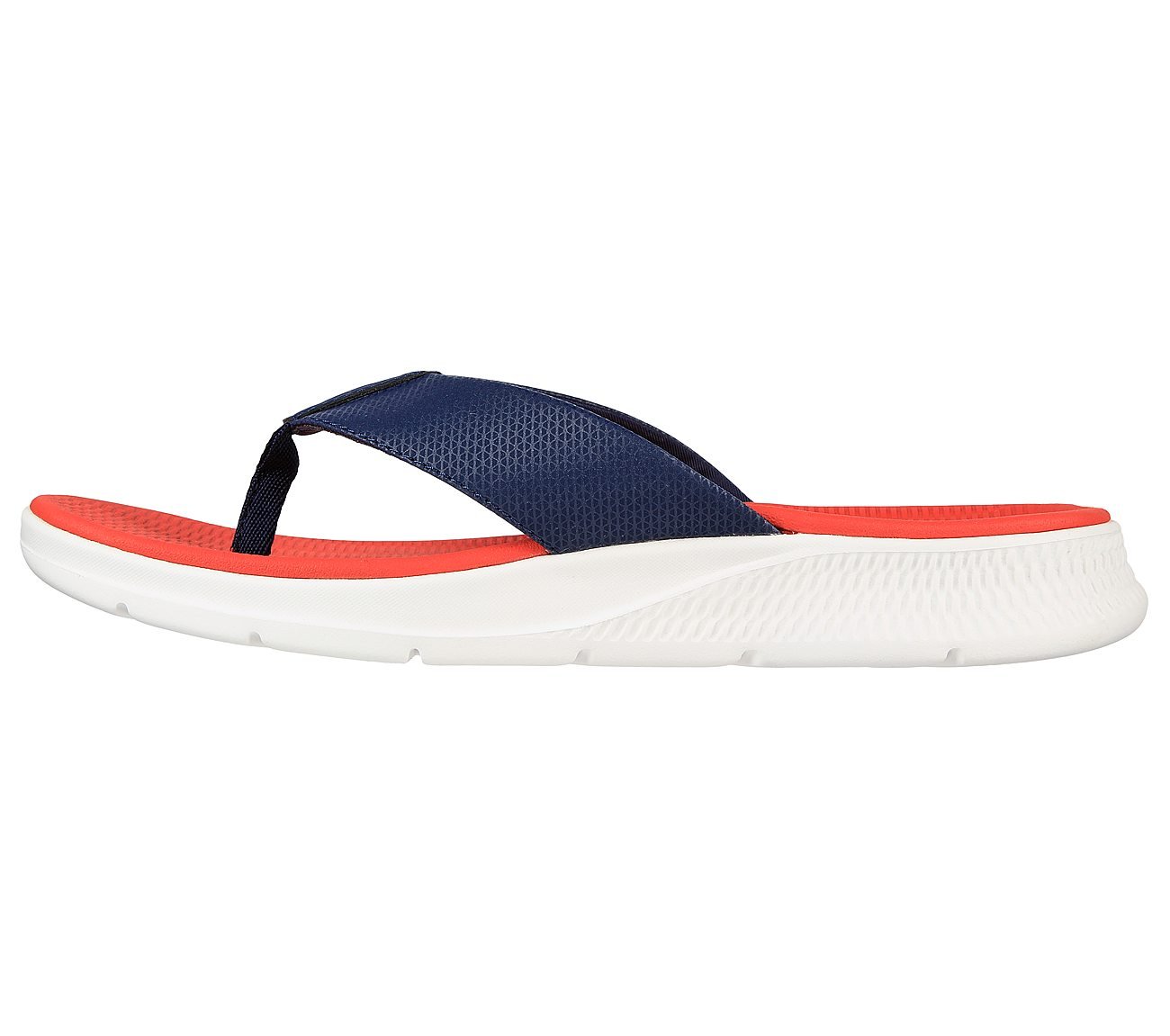 GO CONSISTENT SANDAL-SYNTHWAV, NAVY/RED Footwear Left View