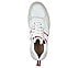 RIDGE - ROLLIE, WHITE/RED Footwear Top View
