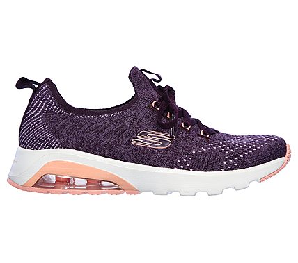 SKECH-AIR EXTREME-EASY MOVE, PLUM Footwear Right View