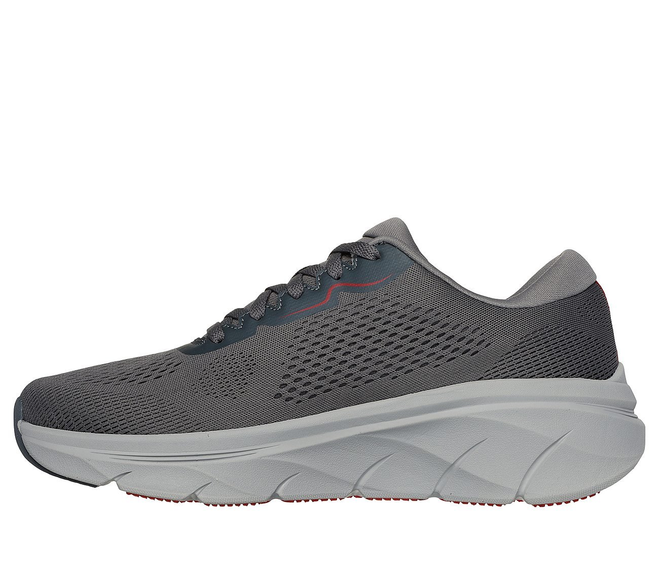 D'LUX WALKER 2.0 - SWAVE, CHARCOAL/RED Footwear Left View