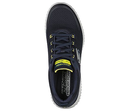 ELITE FLEX PRIME-TAKE OVER, NAVY/YELLOW Footwear Top View