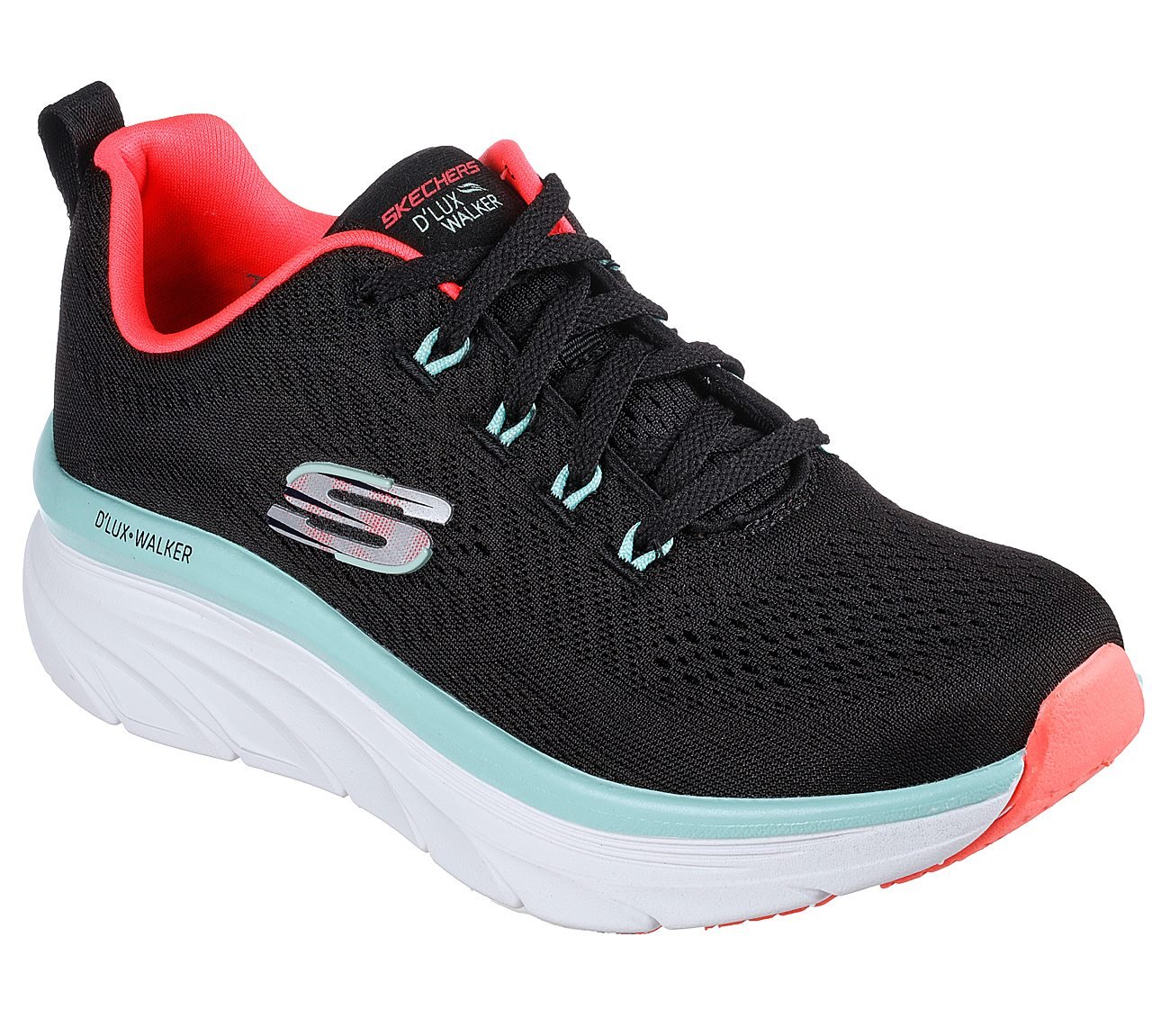 D'LUX WALKER-FRESH FINESSE, BLACK/MINT Footwear Right View