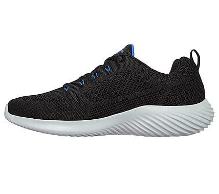 BOUNDER-RINSTET, BLACK/BLUE Footwear Left View