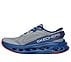 MAX CUSHIONING GLIDE-STEP - A, GREY/NAVY Footwear Left View