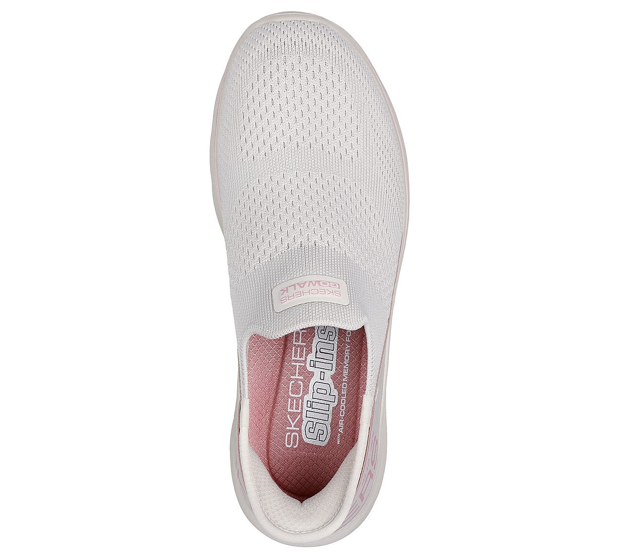 GO WALK 7 - MIA, NATURAL/PINK Footwear Top View