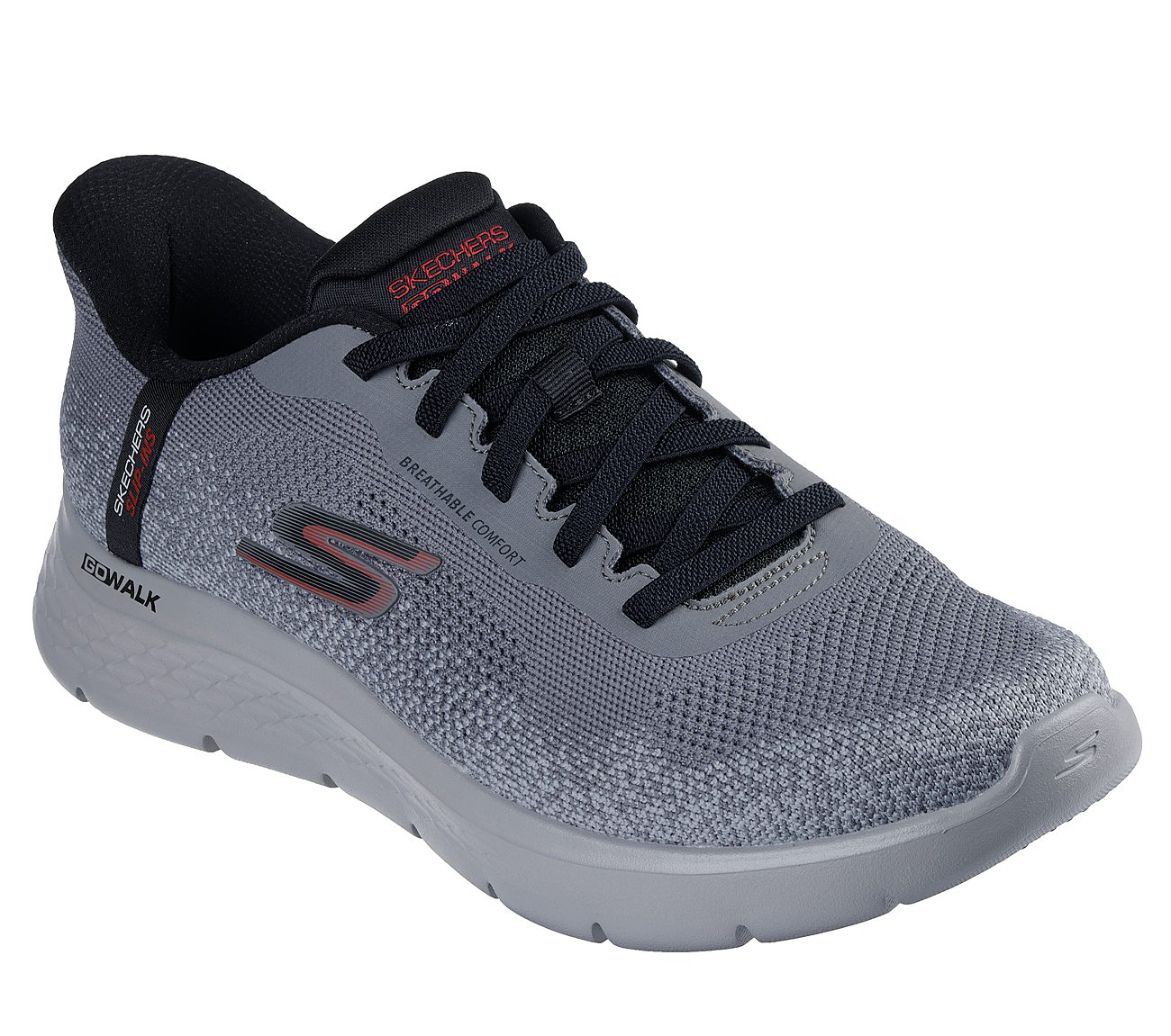 GO WALK FLEX - PALOMO, CHARCOAL Footwear Right View