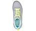 SKECH-AIR ELEMENT 2.0-AMUSE M, GREY/YELLOW/BLUE Footwear Top View