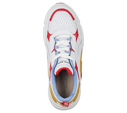 BLOCK - TRINITY, WHITE/MULTI Footwear Top View