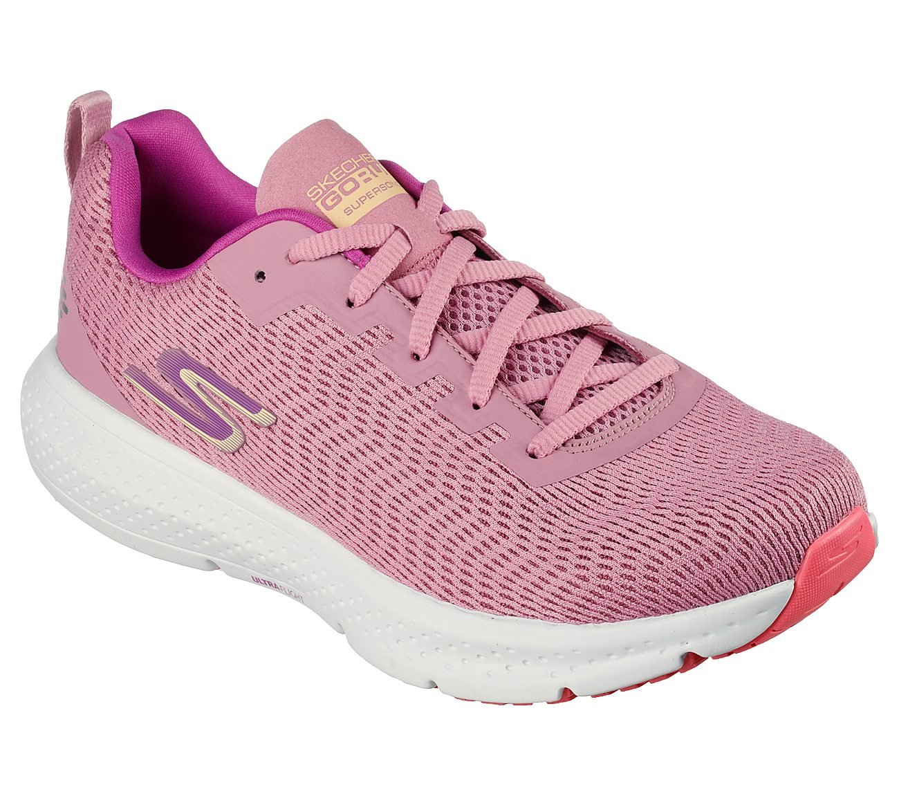 GO RUN SUPERSONIC, MMAUVE Footwear Right View