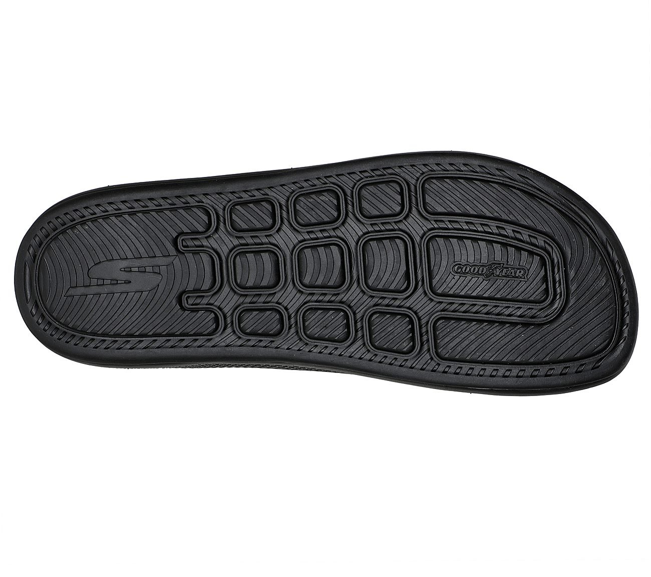 HYPER SLIDE - SIMPLEX, BBLACK Footwear Bottom View