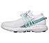 GO WALK REVOLUTION ULTRA-CAPI, WHITE/TURQUOISE Footwear Left View