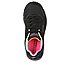 UNO LITE-RAINBOW SPECKLE, BLACK/MULTI Footwear Top View