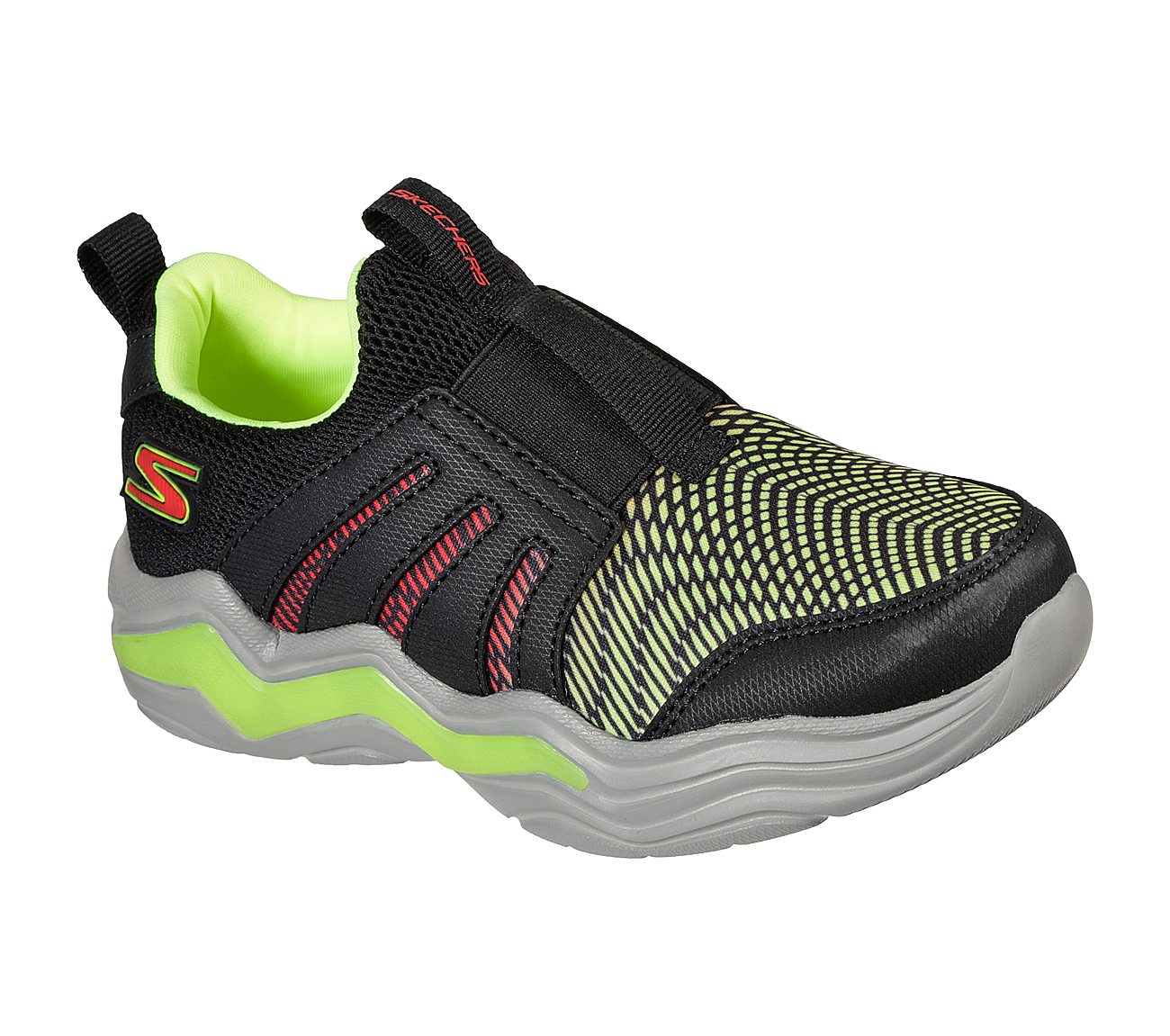 ERUPTERS IV - ZANDOR, BLACK/LIME Footwear Right View