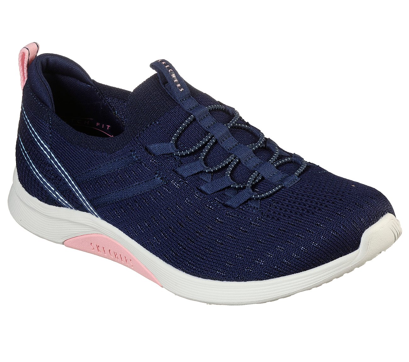 ESLA - EVERY MOVE, NAVY/PINK Footwear Lateral View