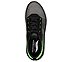 MAX CUSHIONING ARCH FIT - COM, BLACK/GREEN Footwear Top View