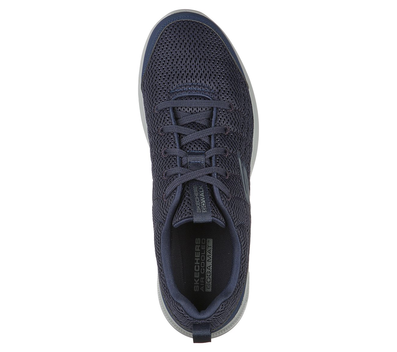 Skechers Navy Go Walk Stability Advanceme Mens Lace Up Shoes - Style ID ...