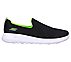 GO WALK MAX-DEED, BLACK/LIME Footwear Right View