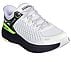 SKECHERS SLIP-INS: MAX CUSHIONING SUSPENSION, WHITE BLACK Footwear Right View