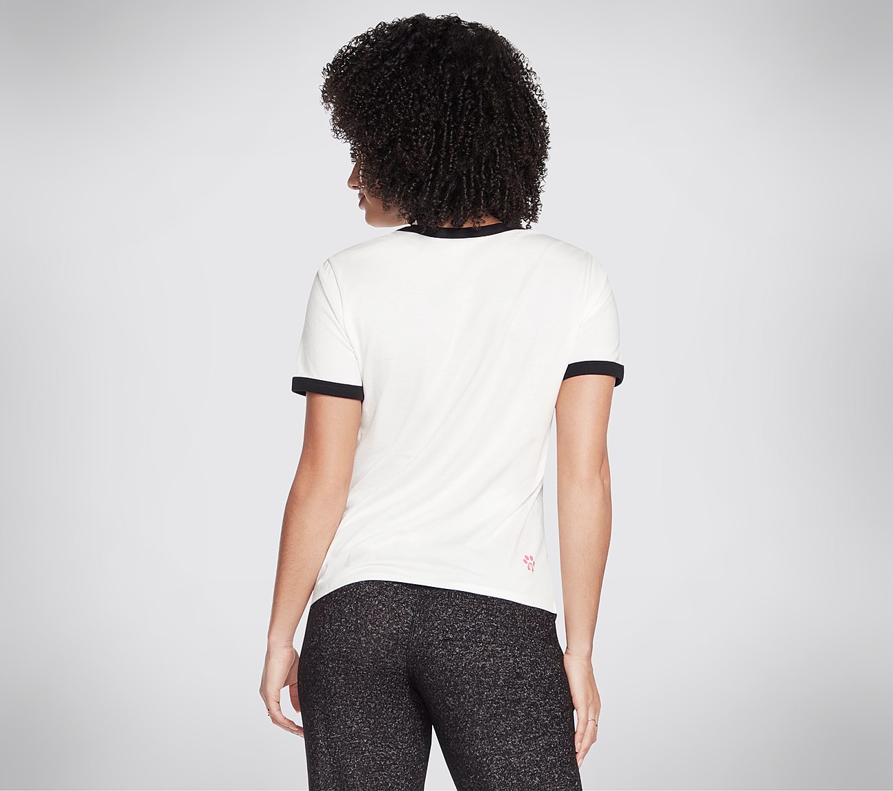 STAR RINGER TEE, OOFF WHITE Apparel Top View