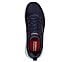 GO WALK FLEX, NAVY/RED Footwear Top View