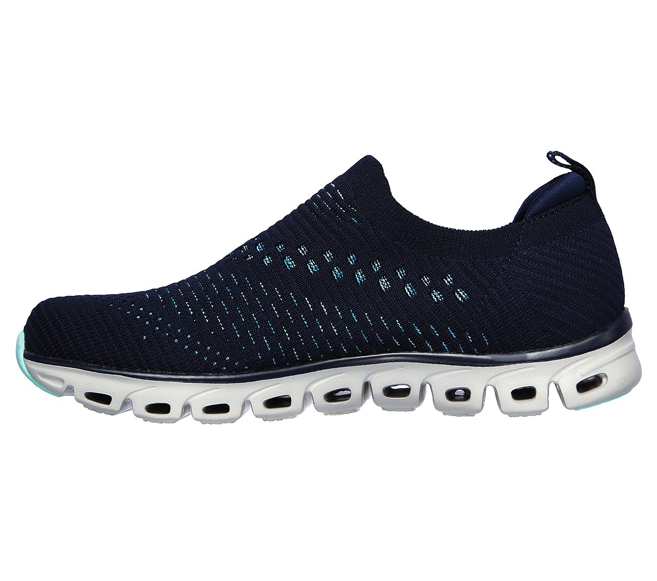 GLIDE-STEP - OH SO SOFT, NAVY/LIGHT BLUE Footwear Left View
