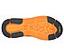 MAX CUSHIONING DELTA, CHARCOAL/ORANGE Footwear Bottom View