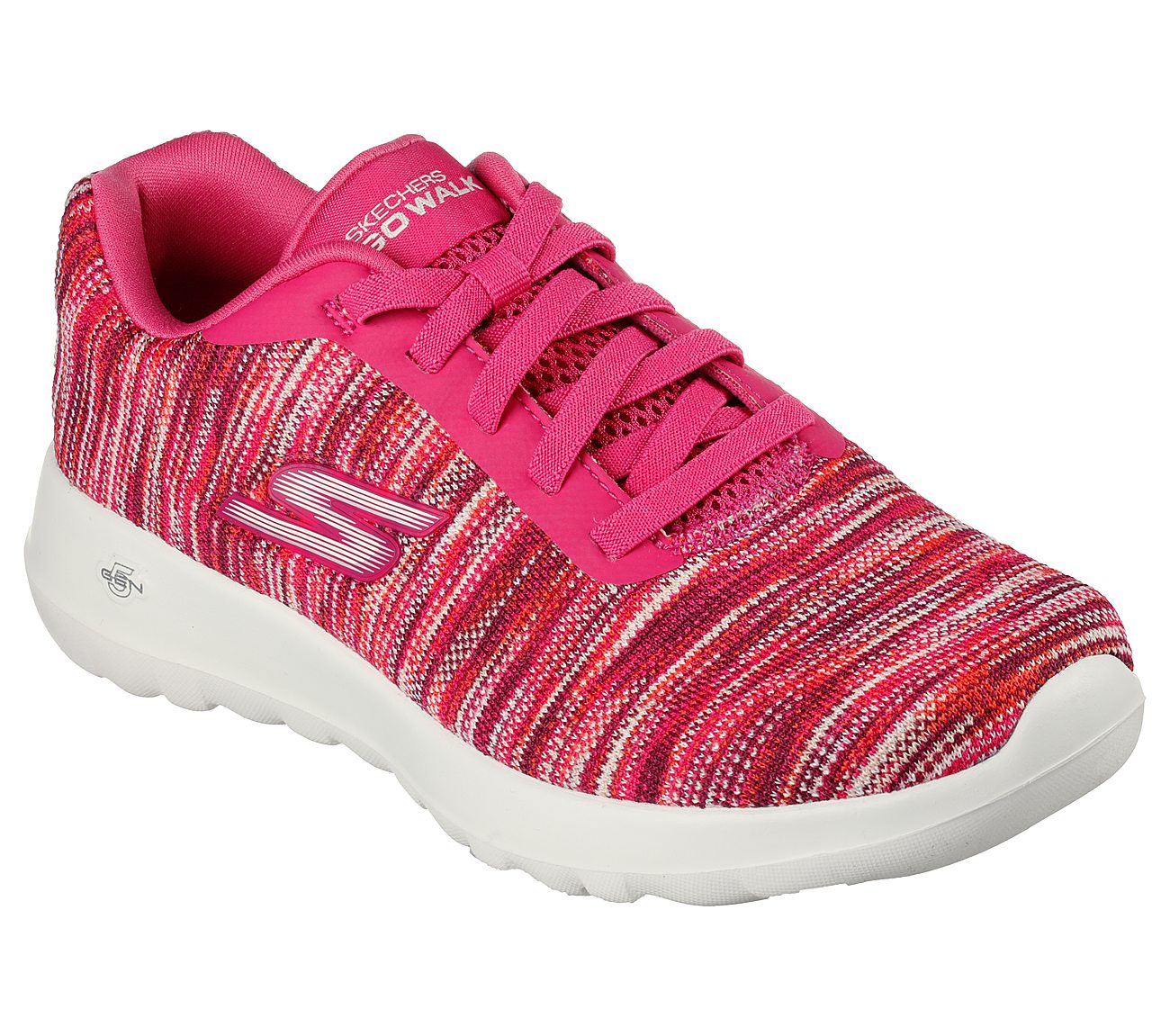 GO WALK JOY-INVITE, PINK/MULTI Footwear Lateral View