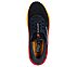 MAX RUN, BLACK/MULTI Footwear Top View