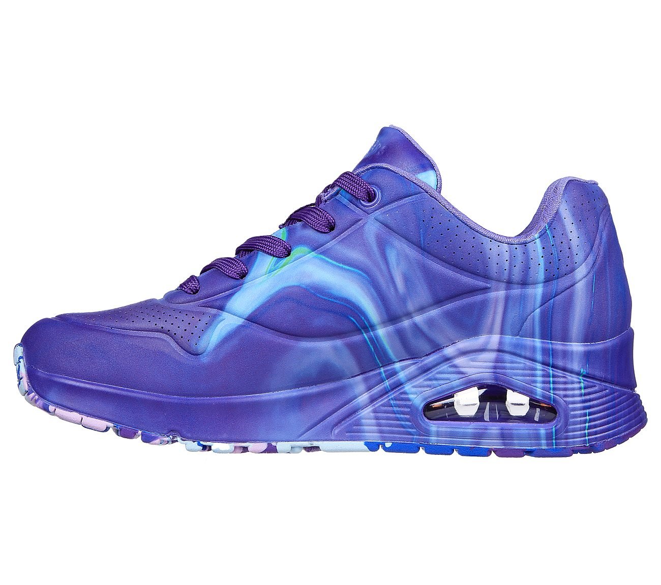 UNO - LIKE WATER, PURPLE MULTI Footwear Left View