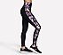 MISTY FLORAL HW FL LEGGING, BLACK/MAUVE Apparels Bottom View