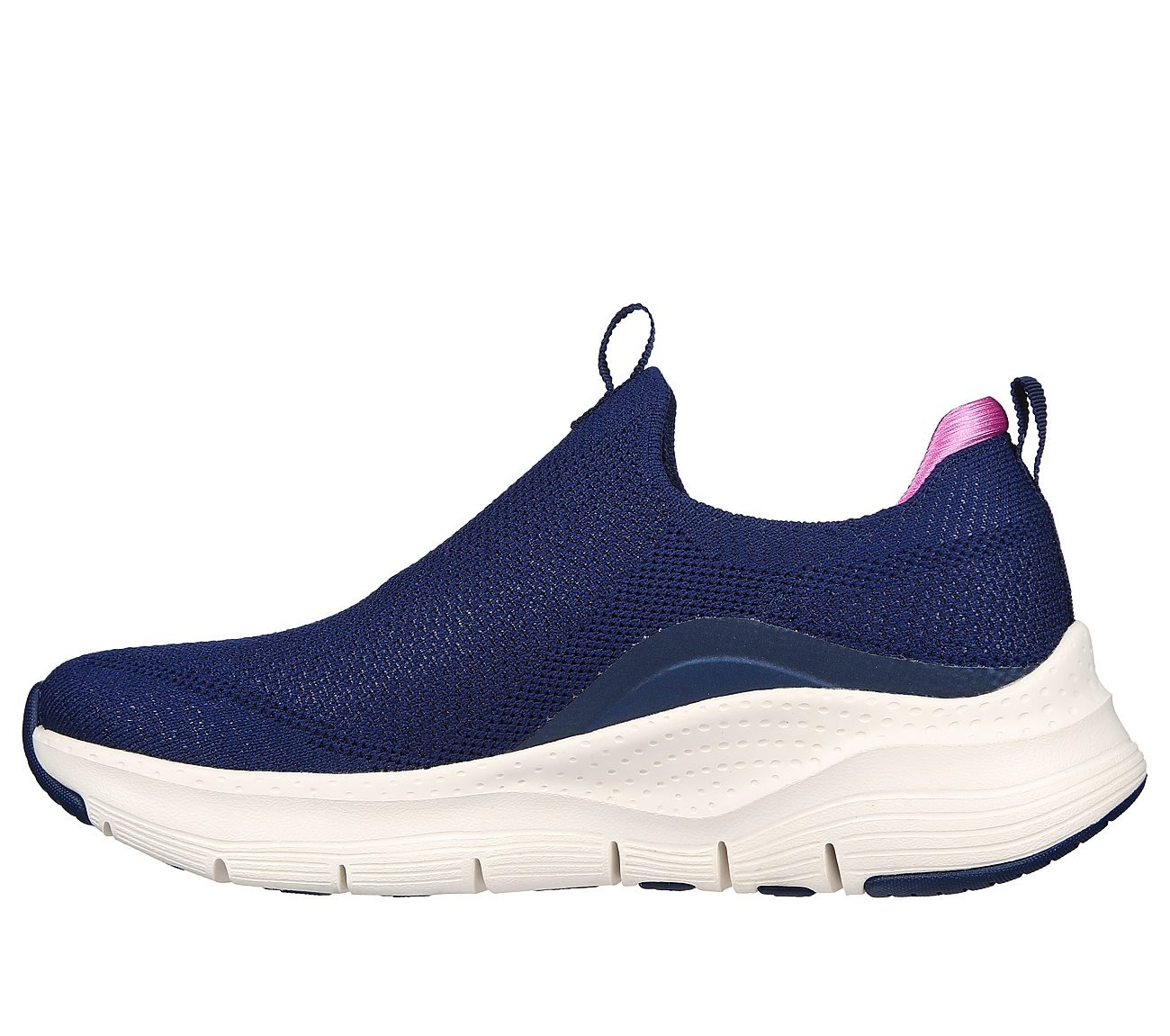 ARCH FIT-KEEP IT UP, NAVY/PURPLE Footwear Left View