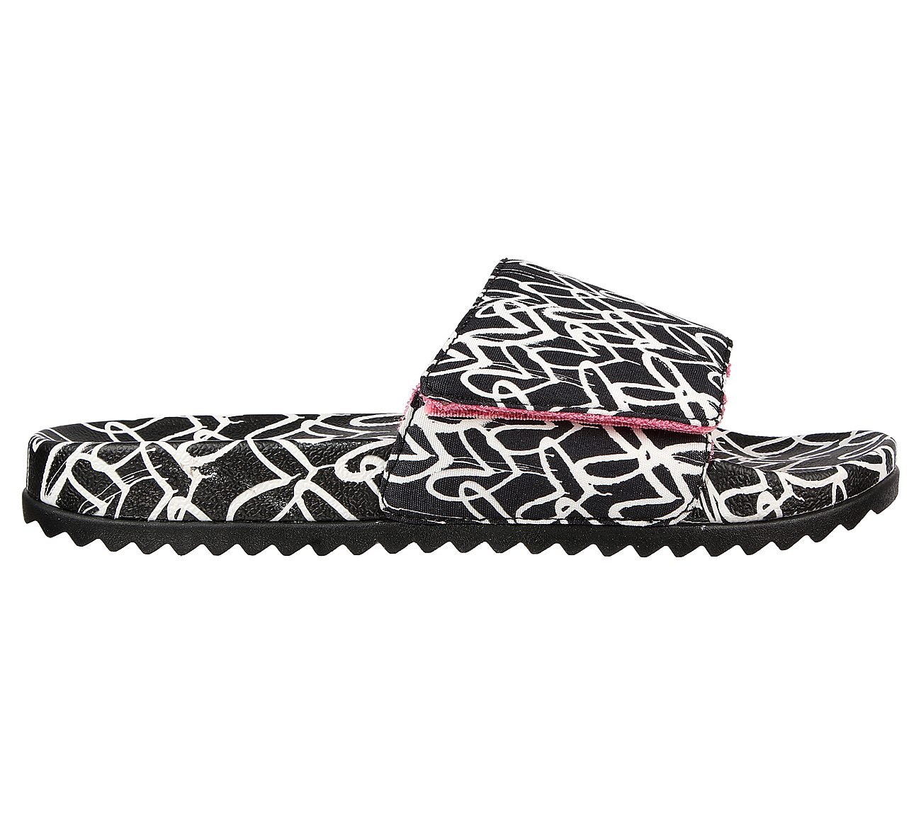 POP UPS 2-LOVE & SUMMER, BLACK/WHITE Footwear Right View