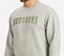 FRONT LINEAR BRANDING SWEATSHIRT, CHARCOAL/LT. GRAY