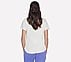 SKECH-BREEZE CASCADE SLUB T-SHIRT, OFF WHITE/PINK