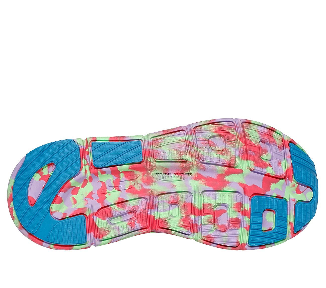 MAX CUSHIONING PREMIER 2, CORAL/MULTI TRIM Footwear Bottom View