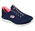 SUMMITS - COOL CLASSIC, NAVY/PINK Footwear Lateral View