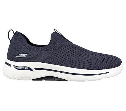 Skechers Navy Go Walk Arch Fit Iconic Womens Walking Shoes - Style ID ...