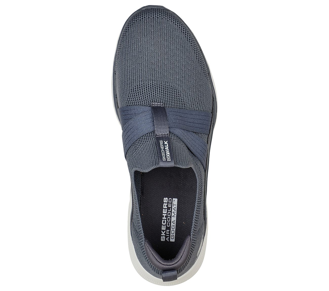 GO WALK 6 - DARCY, BLUE Footwear Top View