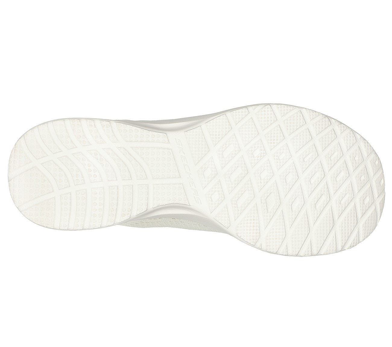 SKECH-AIR DYNAMIGHT-LAID OUT, OFF WHITE Footwear Bottom View