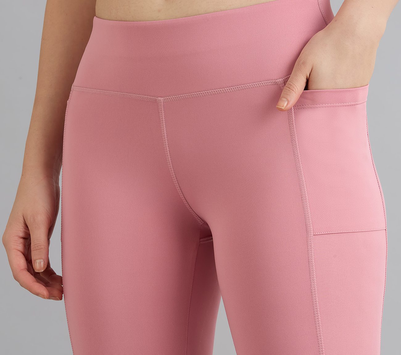 FLARED PANT WITH POCKETS, PURPLE/YELL Apparel Left View