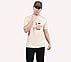 OASIS SKX STAMP TEE, OFF WHITE/GREY