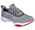 GO RUN TR- EXCEPTION, GREY/PINK Footwear Lateral View