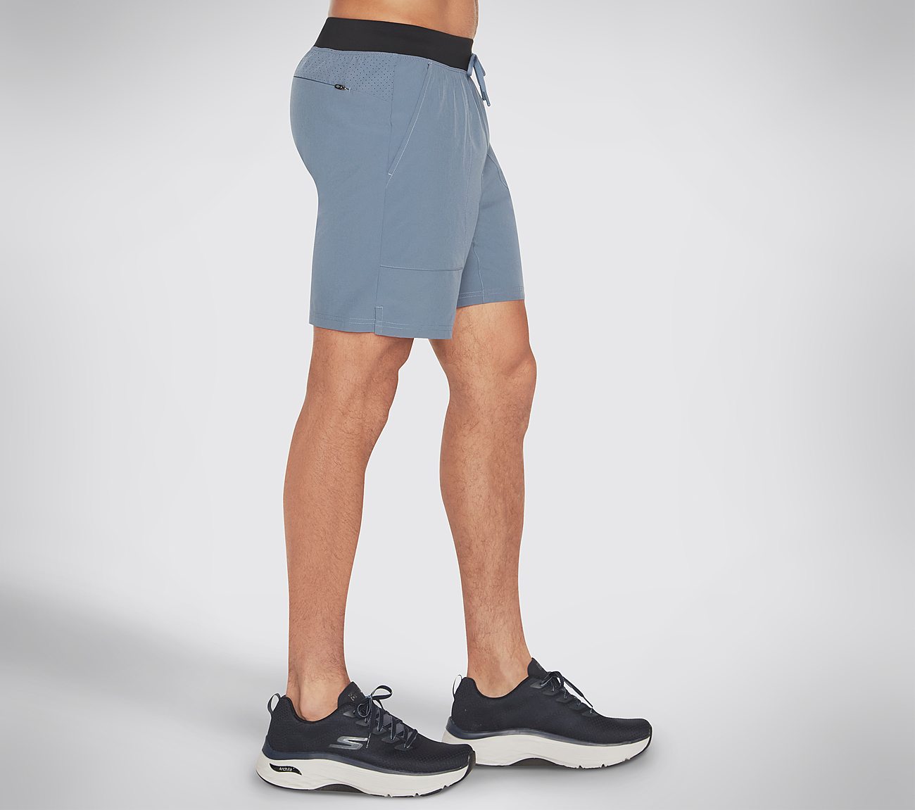 SKECHWEAVE 7 MOTION SHORT, BLUE/GREY Apparel Bottom View